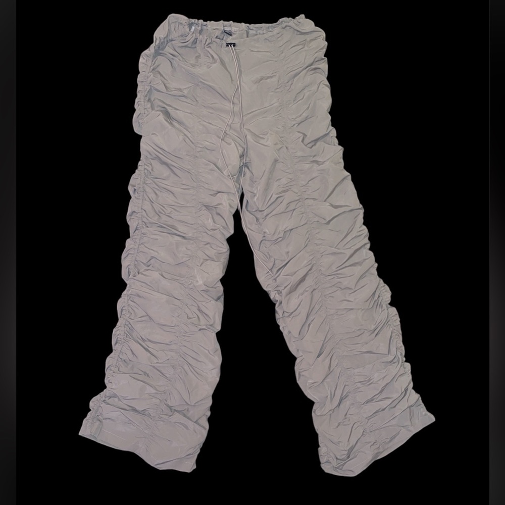 SHEIN Grey Parachute Pants Size Small (Y2K)